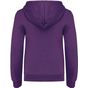 Kariban Sweat-shirt capuche contrastée enfant purple/oxford_grey