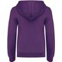 kariban Sweat-shirt capuche contrastée enfant purple/oxford_grey