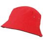 Myrtle Beach Fisherman Piping Hat red/black