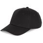 K-up Casquette en coton recyclé - 6 panneaux black