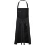 karlowsky Bib apron with buckle and pockets black