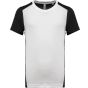 ProAct T-shirt de sport écoresponsable bicolore homme white/black