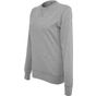 Build Your Brand Ladies Light Crewneck heather_grey