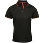 Premier Polo Coolchecker® contrasté pour femme black/orange