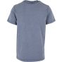 Build Your Brand Acid Washed Round Neck Tee vintage_blue