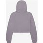 Bella Women's cropped fleece hoodie storm