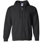 Gildan Adult Full Zip Hooded Sweatshirt black