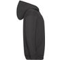 fruit of the loom Kids classic hooded sweat jacket black