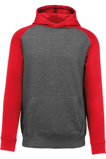 Image produit Sweat-shirt capuche bicolore enfant