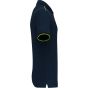 WK Designed To Work Polo Day To Day contrasté manches courtes homme navy/fluorescent_yellow