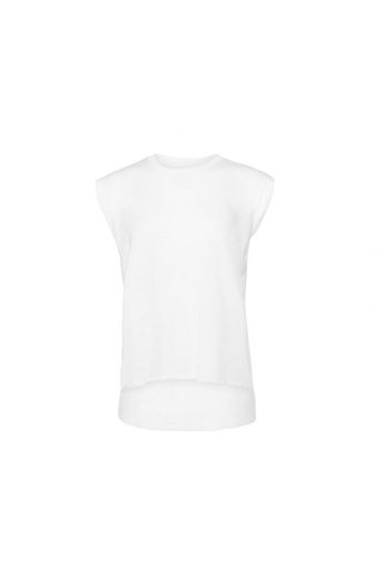 Image produit Women's flowy muscle tee with rolled cuff