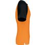 kariban Baseball - T-shirt bicolore manches courtes orange/black