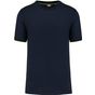 WK Designed To Work T-shirt Day To Day manches courtes homme navy/fluorescent_yellow
