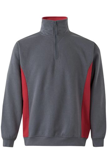 Image produit Sweat bicolore zippé