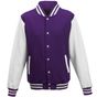 AWDis Just Hoods Veste Varsity purple/white