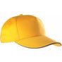 K-up Casquette sandwich contrasté - 5 panneaux yellow/dark_grey