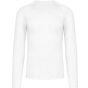 ProAct T-shirt double peau sport manches longues unisexe white