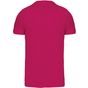 kariban T-shirt col rond manches courtes homme fuchsia