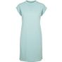 Build Your Brand Ladies Turtle Extended Shoulder Dress blue_mint