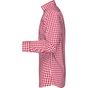 James&Nicholson Men´s Checked Shirt red/white