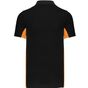 Kariban Polo bicolore FLAG Kariban black/orange