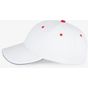 K-up Orlando - Casquette 6 panneaux white/royal_blue/red