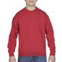 Gildan Youth Crewneck Sweatshirt red