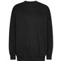 Tiger Cotton Oversized Sweatshirt black