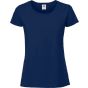 fruit of the loom Ladies Iconic 195 ringspun premium T navy