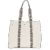Kimood Grand sac shopping recyclé à soufflet ecume/nippon_black