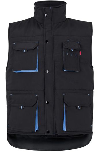 Image produit Gilet matelassé bicolore multipoches