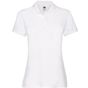 fruit of the loom Premium Polo Lady-Fit blanc