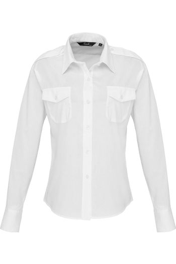 Image produit Chemise pilote à manches longues pour femme