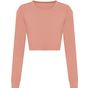AWDis Just Ts Women's Long Sleeve Cropped T dusty_pink