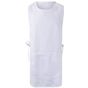 Velilla Tablier chasuble réversible white