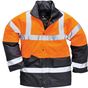 Portwest Hi-vis traffic jacket orange/navy