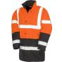 Result Motorway 2-tone safety coat fluorescent_orange/black