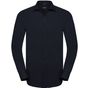 Russell Collection Men’s long sleeve fitted ultimate stretch shirt bright_navy