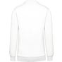 WK Designed To Work Sweat-shirt Day To Day zip poche contrastée unisexe white/navy