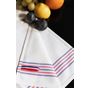 Kariban Essuie-vaisselle 5 rayures Origine France Garantie white