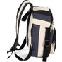 Kimood Sac à dos recyclé- Motif rayé striped_marine