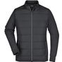 James&Nicholson Ladies´ Hybrid Sweat Jacket black