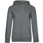 B&C Collection B&C Queen Zipped Hood_° heather_mid_grey