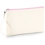 westfordmill Pochette en toile avec dragonne natural/pink