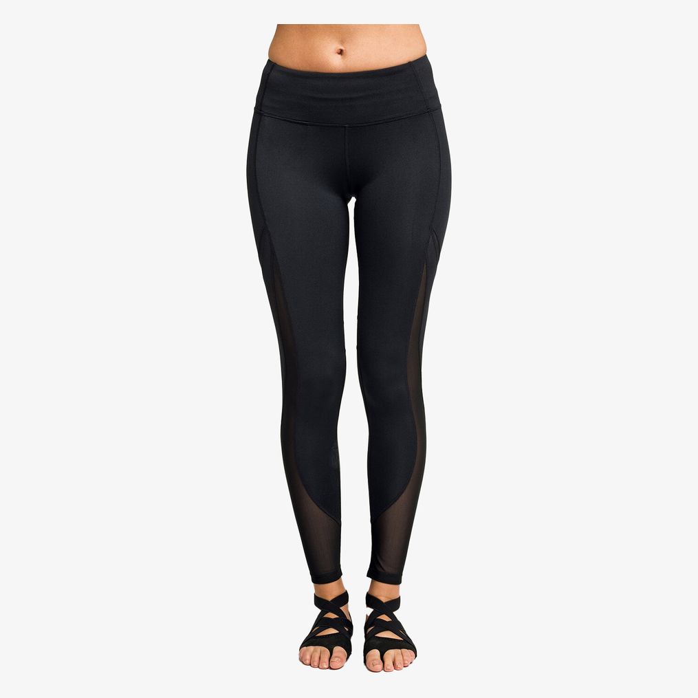 Legging Femme Tridri® Long À Pans Techniques En Filet TriDri