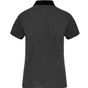 kariban Polo jersey bicolore femme dark_grey_heather/black