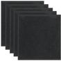 Kariban Serviettes d'invité 30 x 30 cm - Lot de 5 serviettes dark_grey