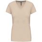 Kariban T-shirt col V manches courtes femme light_sand