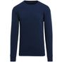 Build Your Brand Light Crew Sweatshirt light_navy