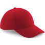 Beechfield Casquette en coton épais gratté Pro-style rouge classique